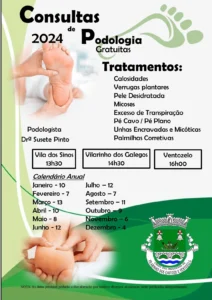 cartaz consultas podologia 2024 anual 1